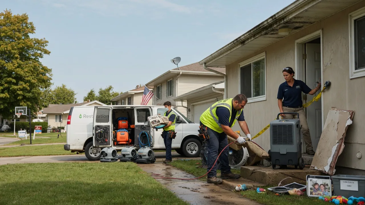 Water Damage Restoration in Sheridan, MI near me